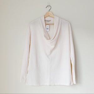 LOFT NWT Cowl Neck Cream Sweater